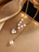 Romantic Heart Shaped Pendant & Bracelet