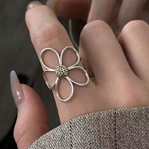 Minimal Flower Handmade Ring
