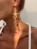 Handmade Bohemian style sea Element earrings