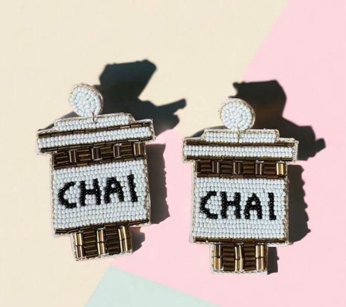Handmade Chai Earrings for All Chai Lover - Image 2