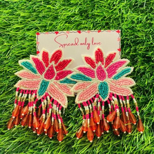 Traditional Pink Tessalee Earrings