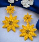 Cute Sunshine Sunflower Handmade Earring