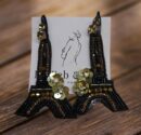 Studded Paris Eiffel Tower Earring