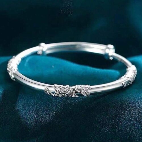 Floral Plated Bracelet