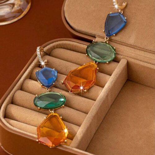 Exaggerated Asymmetrical Dangle Design