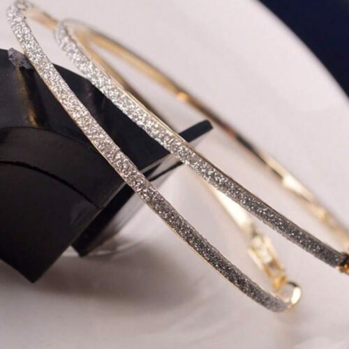 Midnight sparkle hoop