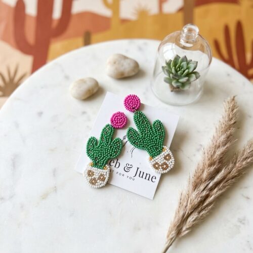 Beaded Cute Cactus