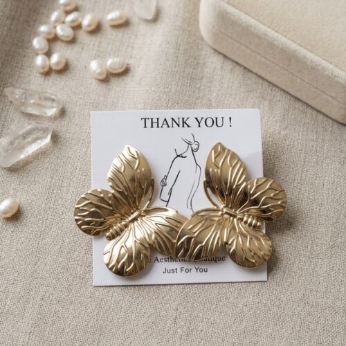 The textured statement butterfly